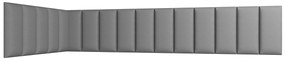 Kárpitozott panel 16 db.  Quadra 100x220x50 cm (sötétszürke). Akció -16%. 1051979