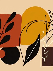 Poszter 75x100cm Meleg kontúrok