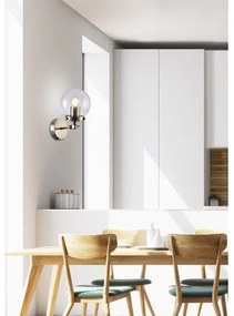 Fali lámpa BALLET 1xE27/40W/230V matt króm