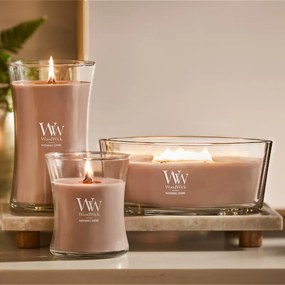 WoodWick Illatosító gyertya nagy váza PatchouliCreme, 609 g
