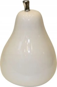 Körte figura fehér H9 kerámia DEcodomi