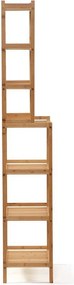 Natúr színű bambusz fürdőszobai polcos állvány 40x154 cm Skaren – Bonami Essentials