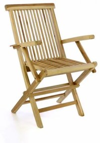 DIVERO Kerti szék összecsukható tíkfa