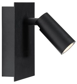 Modern kültéri fali lámpa fekete LED-del IP54 - Simon