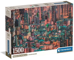 Hong Kong Hive 1500 db-os Compact puzzle Clementoni