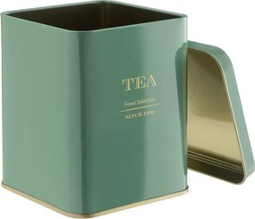 TIN TIN fém teás doboz, zöld 790 ml