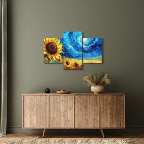 Kép - Festés napraforgó (90x60 cm)