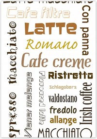 Poszterek 70x100 Kávé típusok