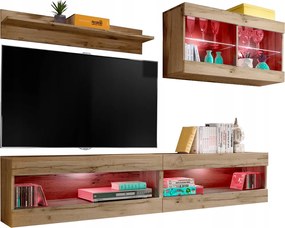 Rtv bútor szett Tivoli SET6 Wotan tölgy/Wotan tölgy, Rgb LED-ek