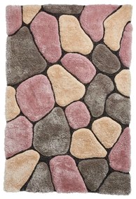Noble House Rock szürke-rózsaszín szőnyeg, 120 x 170 cm - Think Rugs