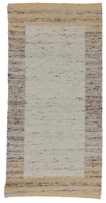 Vastag gyapjú szőnyeg Rustic 90x185 kézi és gépi szövésű gyapjú szőnyeg