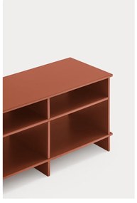 Téglavörös TV-állvány 180x50x40 cm Inari – Teulat