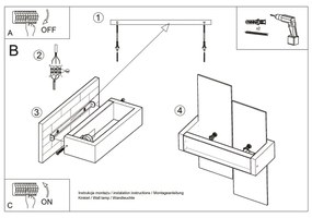 Brilagi -  LED Fali lámpa HERA 1xE27/7,5W/230V fehér