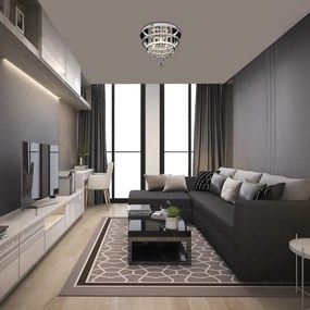 Rabalux 2237 - PALLAS kristály mennyezeti lámpa LED/32W/230V + 3xE14/40W