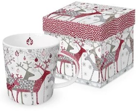 Porcelánbögre 0,4l, dobozban, Scandic Christmas