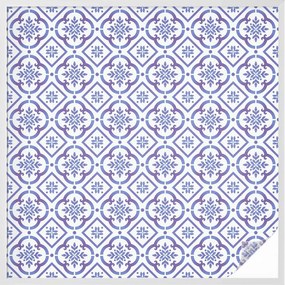 Ablakfólia Öntapadós Adatvédelem Kék csempe 100x100