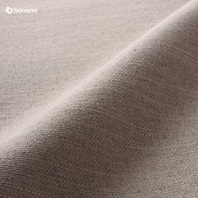 Bézs kárpitozott franciaágy tárolóhellyel és ágyráccsal 140x200 cm Lotte - Meise Möbel