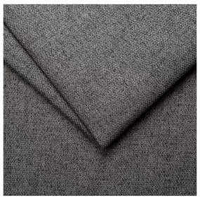 Antracitszürke kárpitozott franciaágy ágyrács nélkül 160x200 cm Mattis – Meise Möbel