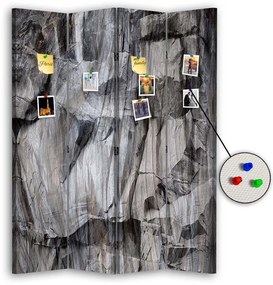 Gario Paraván Durva szürke Méret: 145 x 170 cm, Kivitelezés: Parafa paraván