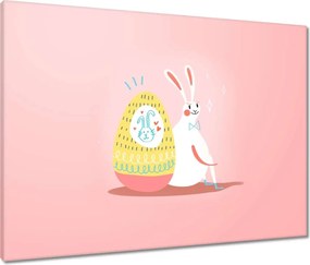Vászonkép 80x60 Nyúl Húsvét