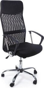 Fekete kárpitozott irodai szék Dakar – Yes Everyday