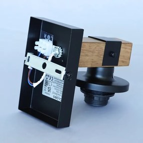 Brilagi - VISTA fali lámpa 1xE27/60W/230V tölgy