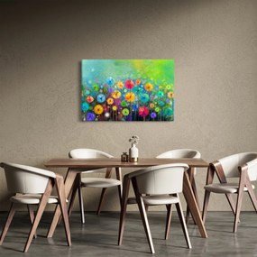 Kép - Absztrakt virágok (90x60 cm)