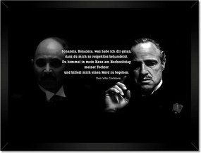 Poszterek keretben 40x30 Idézetek a Keresztapáról