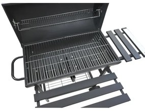 Faszenes grill, fekete