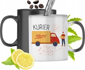 Mágikus Bögre Futárnak Színváltós Nyomtatott Fotóval