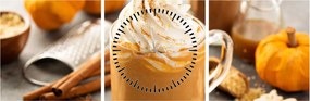 Kép - Tök latté (órával) (90x30 cm)