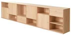 Alacsony komód tölgyfa dekorral 267x61 cm Mistral - Hammel Furniture