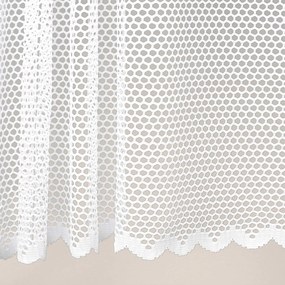 Goldea jacquard függöny - nagy szemek - méteráru 250 cm