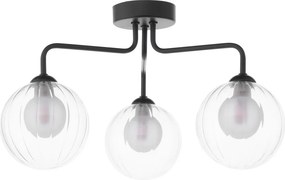 Dar Lighting modern mennyezeti lámpa feya matt fekete darfey0322-20