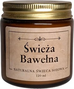 Szója illatgyertya 120 ml Friss pamut kanóc kézzel készített