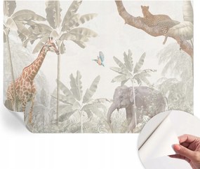 Mosható öntapadós fotótapéta étkezőbe Trópusi oázis 312x219 cm