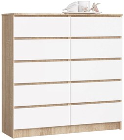 Komód Kraft 10SZ (sonoma tölgy + fehér). 1117145