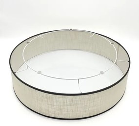 Brilagi - LED Mennyezeti lámpa BELLADONNA 3xE27/15W/230V átm. 50 cm krémes/tölgy