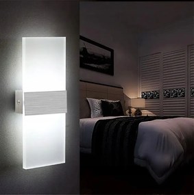 Beltéri Led fali lámpa, fali lámpatest 18W