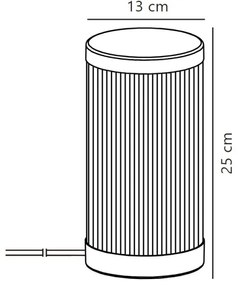 Nordlux - Kültéri asztali lámpa COUPAR 1xE27/25W/230V IP54 bézs