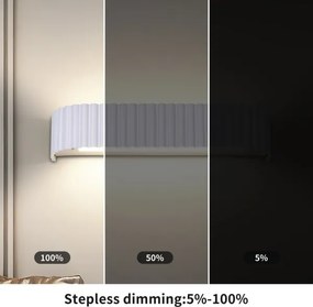 Brilagi - fényerőszabályozható LED fali lámpa FALCON MODERN LED/14W/230V 40 cm fehér + távirányító