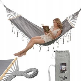 Nagy Kétszemélyes Kerti Függőágy Boho Brazil XL