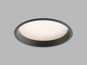 LED2 2250733D Zeta L, B DIM 25 3000K Süllyesztett Fekete