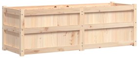 vidaXL tömör fenyő kerti virágláda 150 x 50 x 50 cm