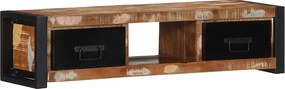 vidaXL TV szekrény 100x30x25 cm tömörfa, újrahasznosított fa