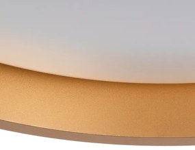 Kanlux 37328 - LED Mennyezeti lámpa SOLN LED/17,5W/230V átm. 38 cm fehér/arany