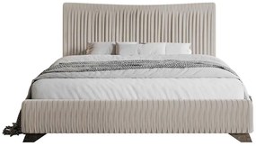 Franciaágy 180 cm Batam 180 (ágyráccsal) (bézs + barna). 1098910
