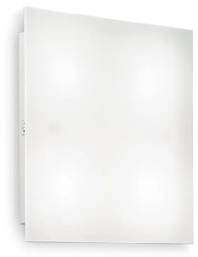 IDEAL LUX FLAT fali lámpa, 3000K melegfehér, max. 4x15W, GX53 foglalattal, fehér, 134895