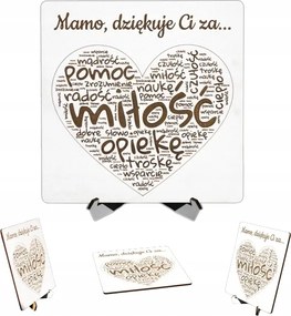 Üdvözlő képkeret ajándék édesanyának ajándék szeretteinek az Ön szövegével