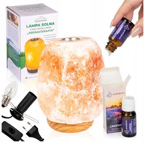 Sólámpa Aromaterápiához+ Természetes Levendula Illóolaj 12 ml